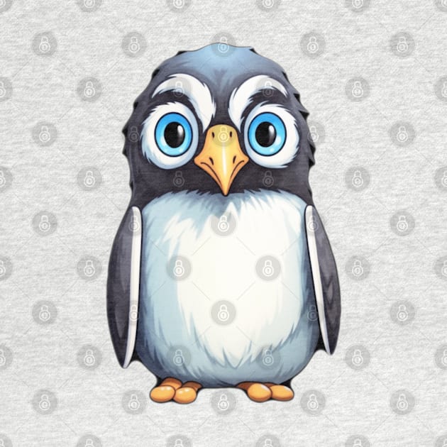 Cute Cartoon Penguin Design: Playful and Adorable Artwork by DesginsDone